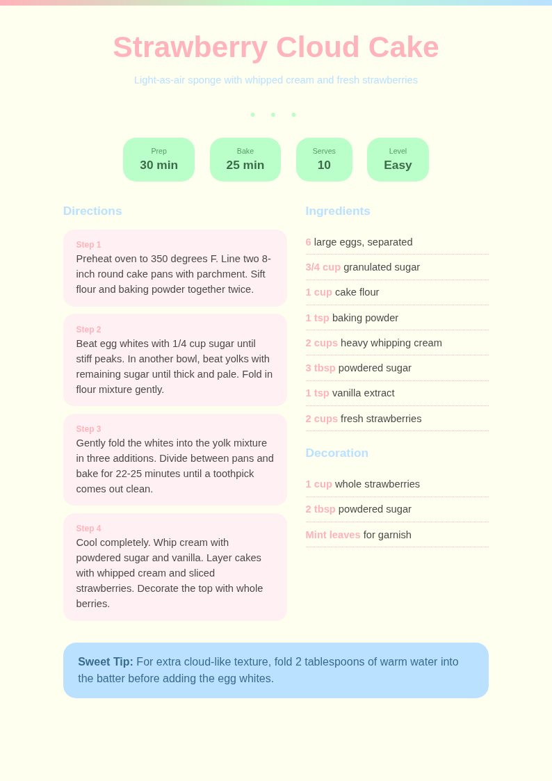 Pastel Soft Recipe With Dreamy Palette